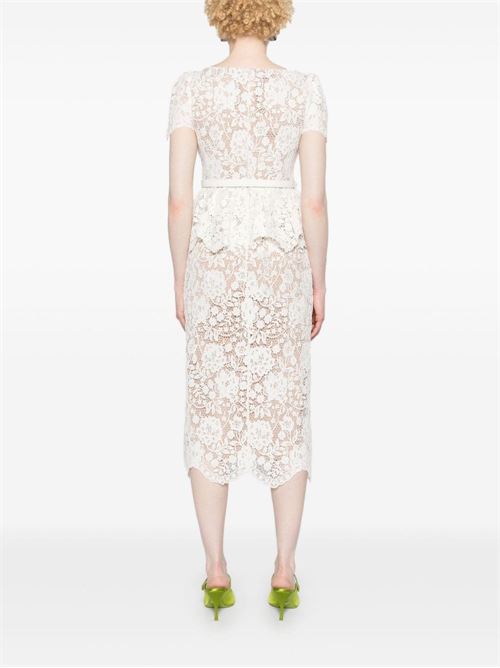 Lace midi dress SELF PORTRAIT | PF24175MCREAM